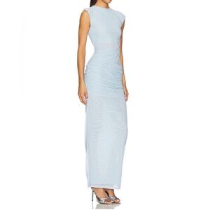 NWT SNYDS x REVOLVE Lorelai Maxi Dress in Blue Sz M
